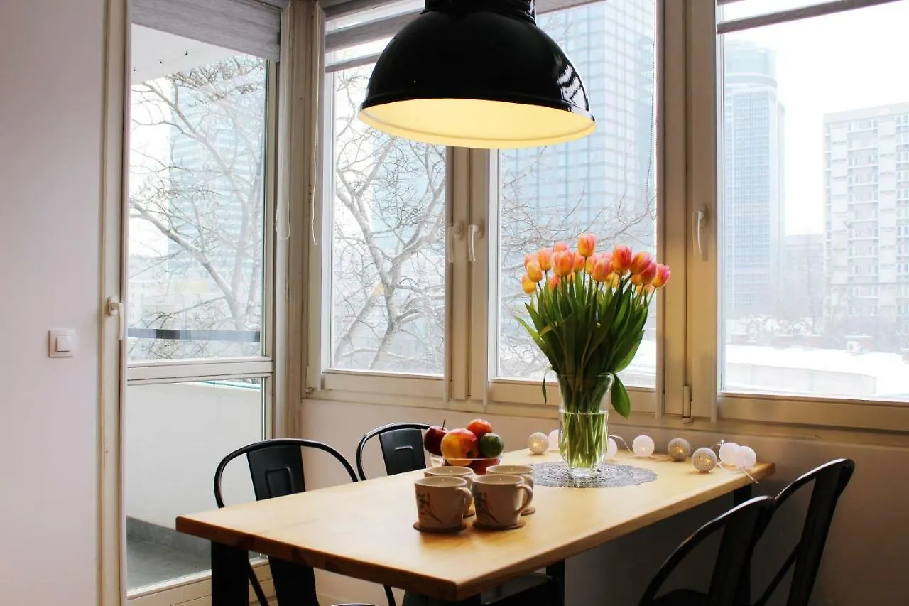 Comfy With Great City View By Cooee Apartments Warszawa